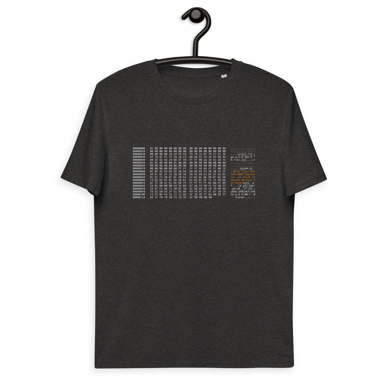 Bitcoin Genesis Block Basic Bio-T-Shirt für Männer