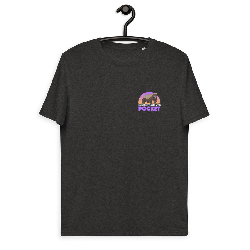 Pocket Bitcoin Honeybadger Men's Organic Cotton T-Shirt