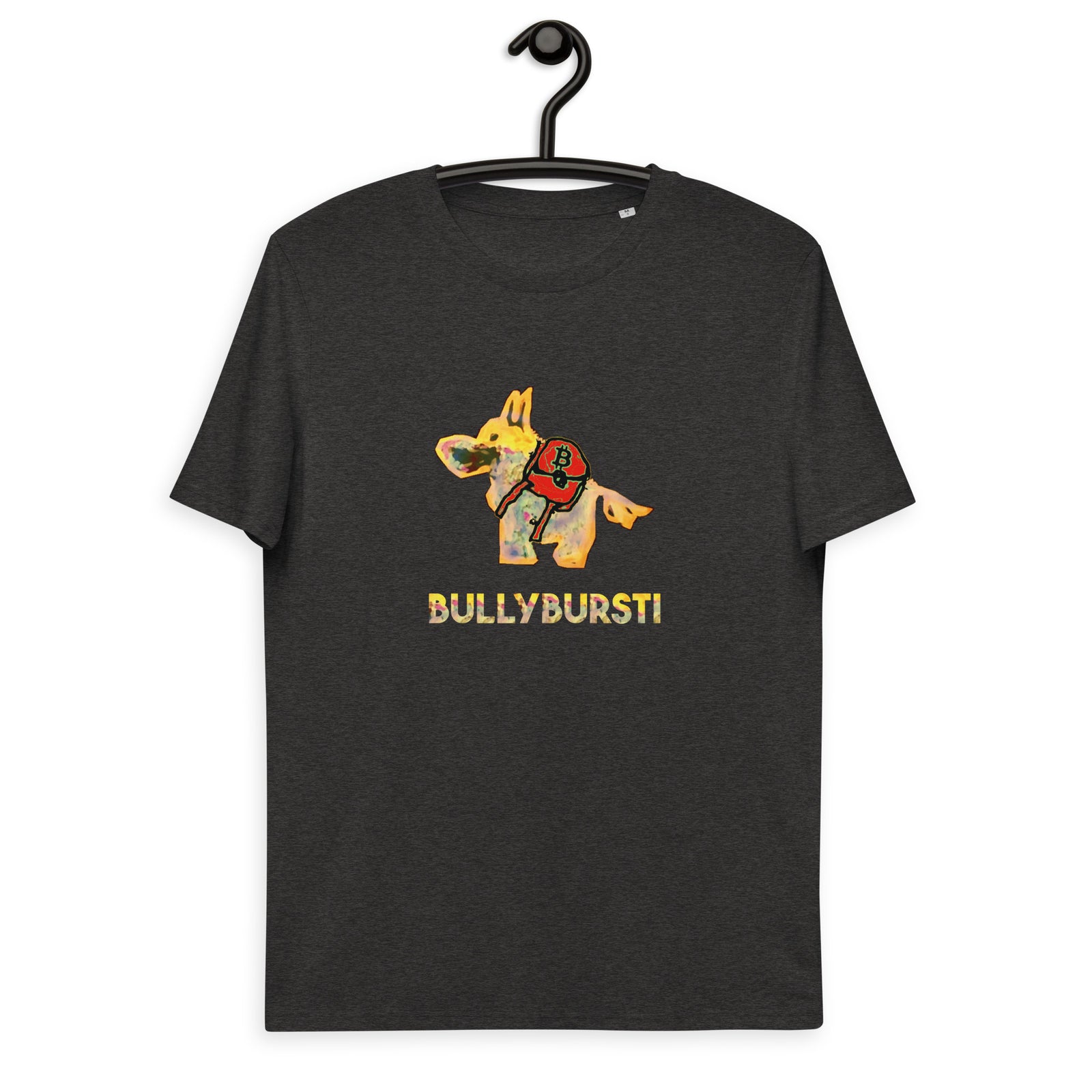 Bullybursti Men's Organic Cotton | Bitcoin T-Shirt