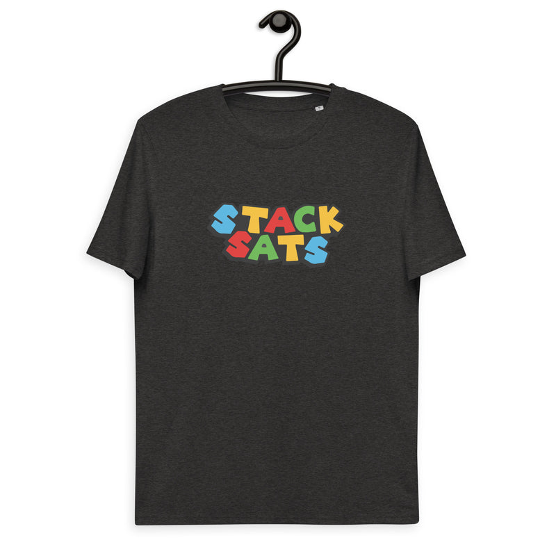 Stack Sats Men's Organic Cotton | Bitcoin T-Shirt