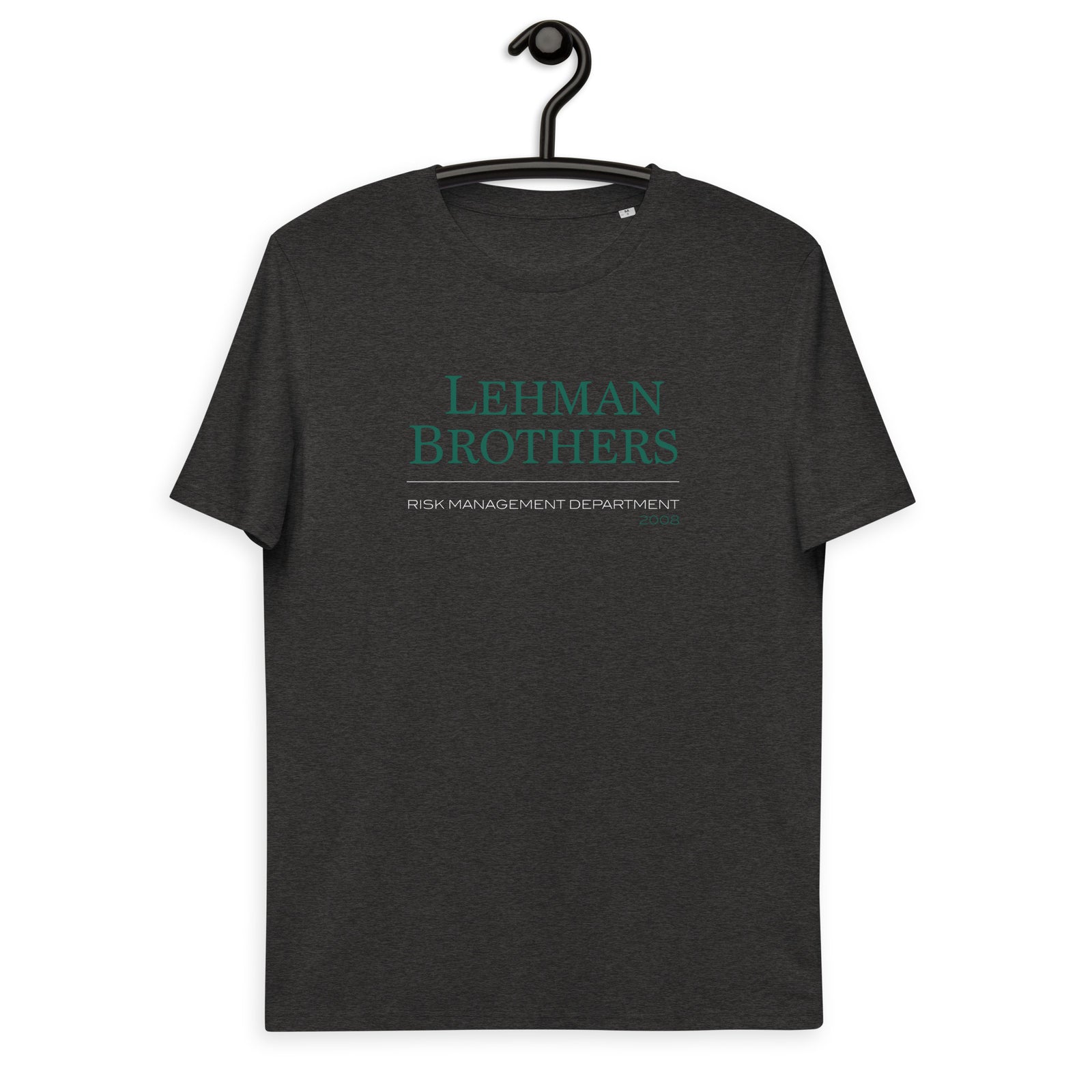 Lehman Brothers Risk Management | Organic Cotton | Bitcoin T-Shirt | Unisex