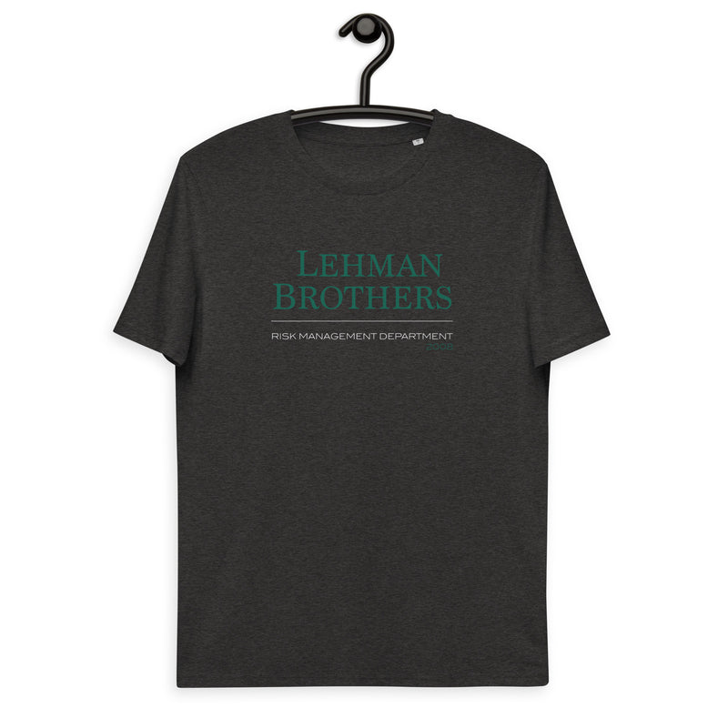 Lehman Brothers Risk Management | Organic Cotton | Bitcoin T-Shirt | Unisex