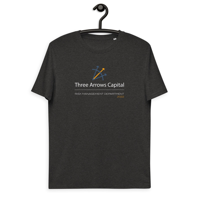 Three Arrows Capital Risk Management | Organic Cotton | Bitcoin T-Shirt | Unisex