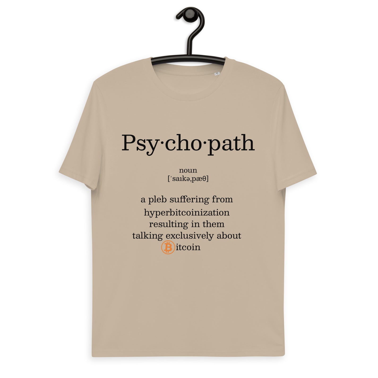 Bitcoin Psychopath Basic Bio-T-Shirt für Männer