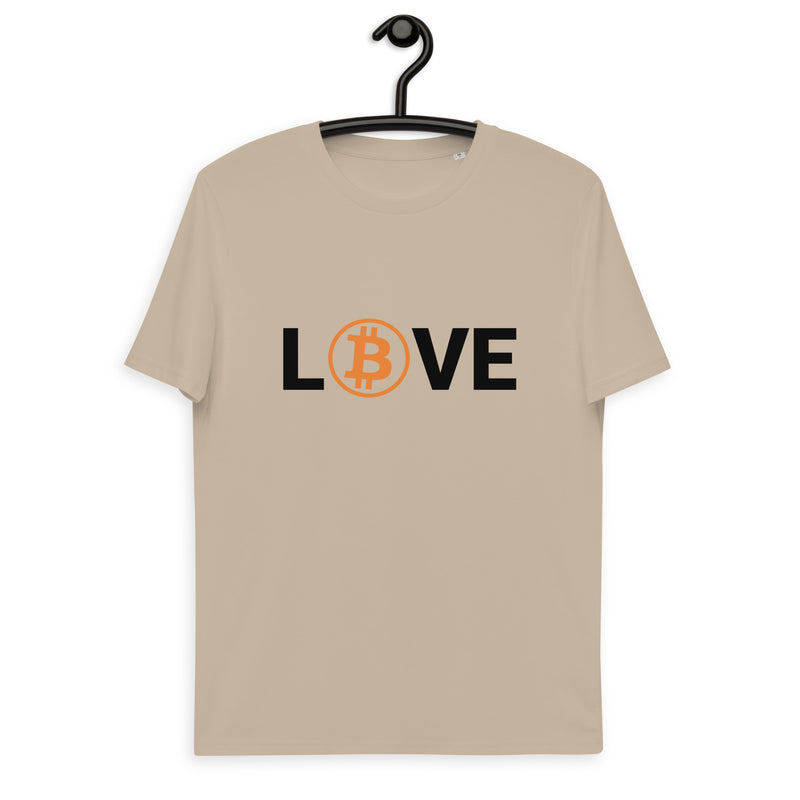 Bitcoin LOVE Men's Organic Cotton T-Shirt