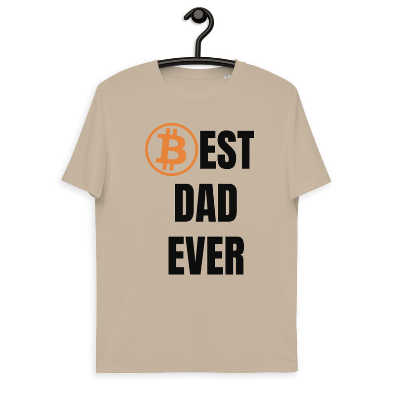 Bitcoin Family DAD Basic Bio-T-Shirt für Männer