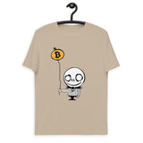 Bitcoin Halloween Basic Bio-T-Shirt für Männer