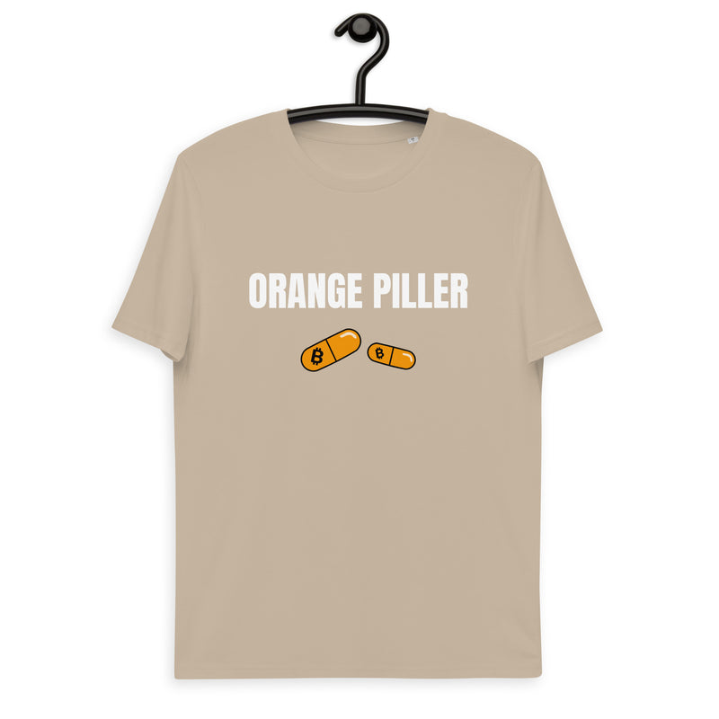 Bitcoin Orange Piller Basic Bio-T-Shirt für Männer