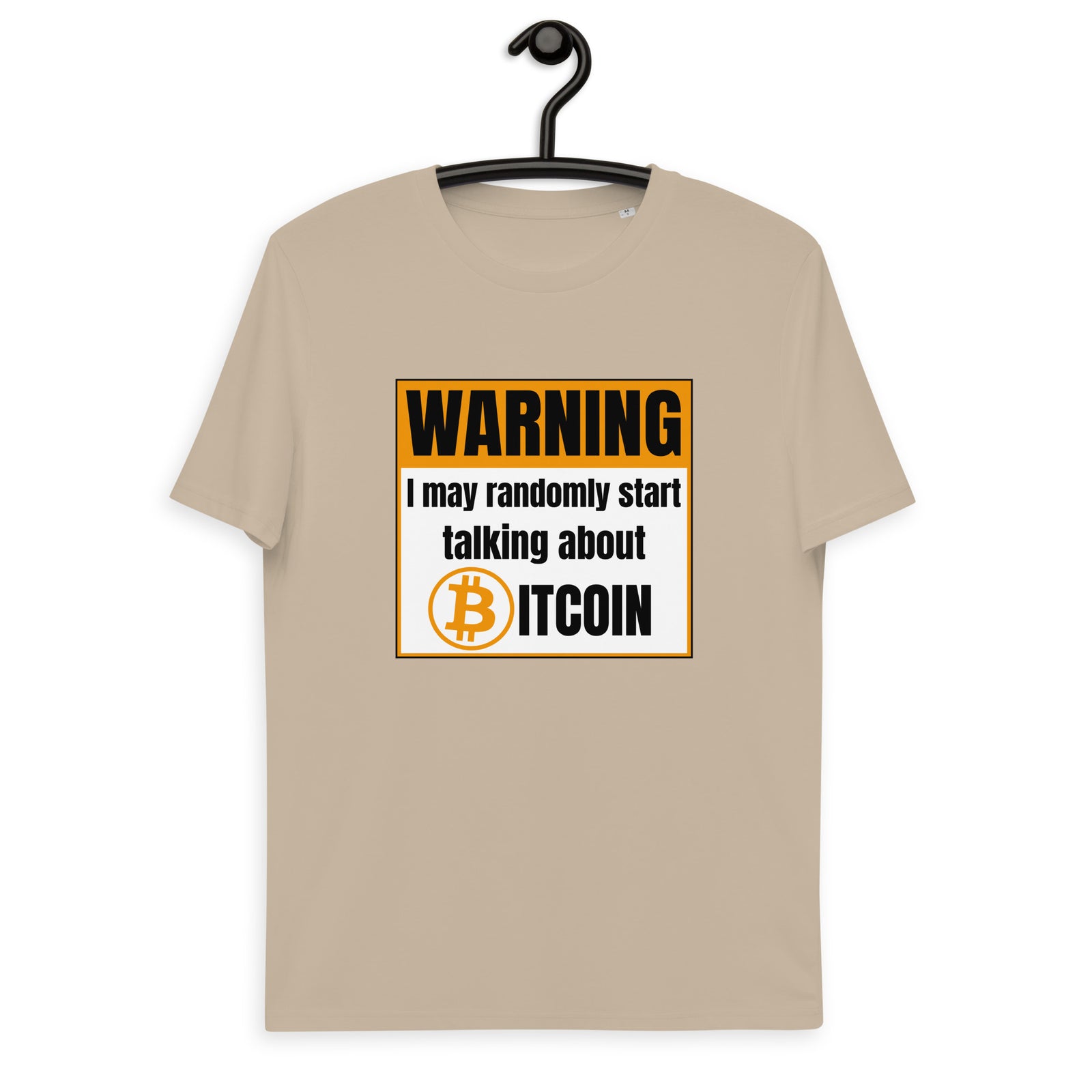 Bitcoin Warning Men's Organic Cotton T-Shirt