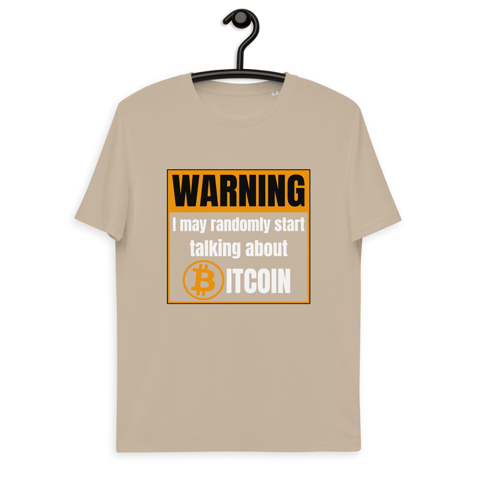 Bitcoin Warning Men's Organic Cotton T-Shirt
