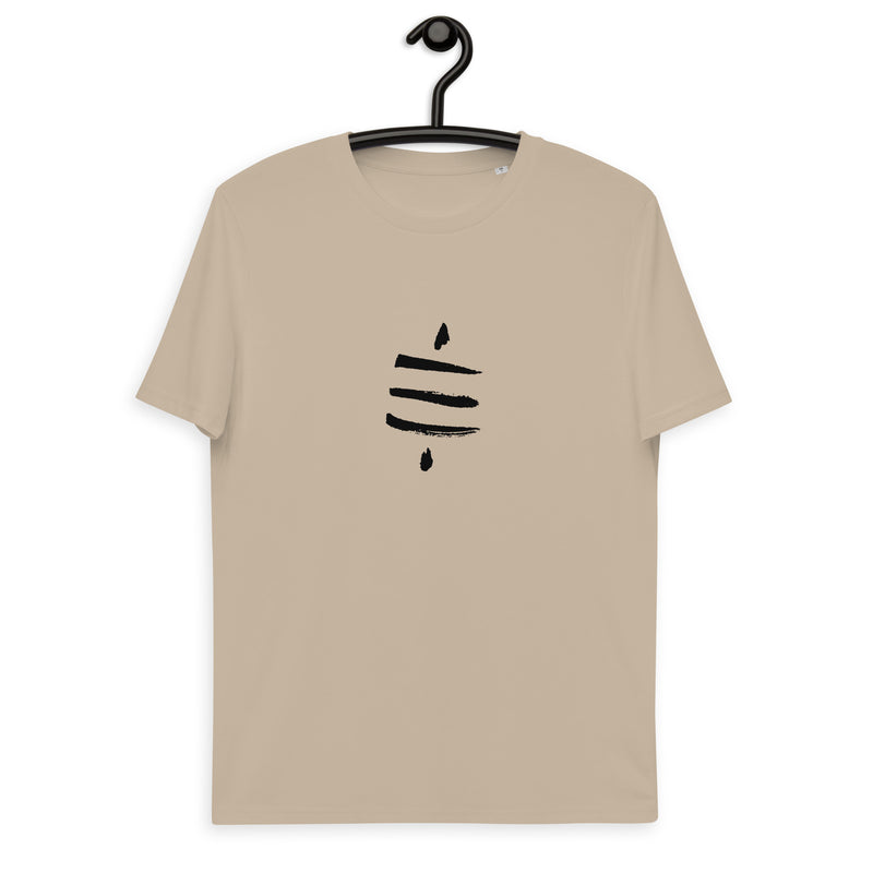 Bitcoin Satsymbol Basic Bio-T-Shirt für Männer