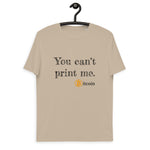 Bitcoin Print Men's Organic Cotton T-Shirt