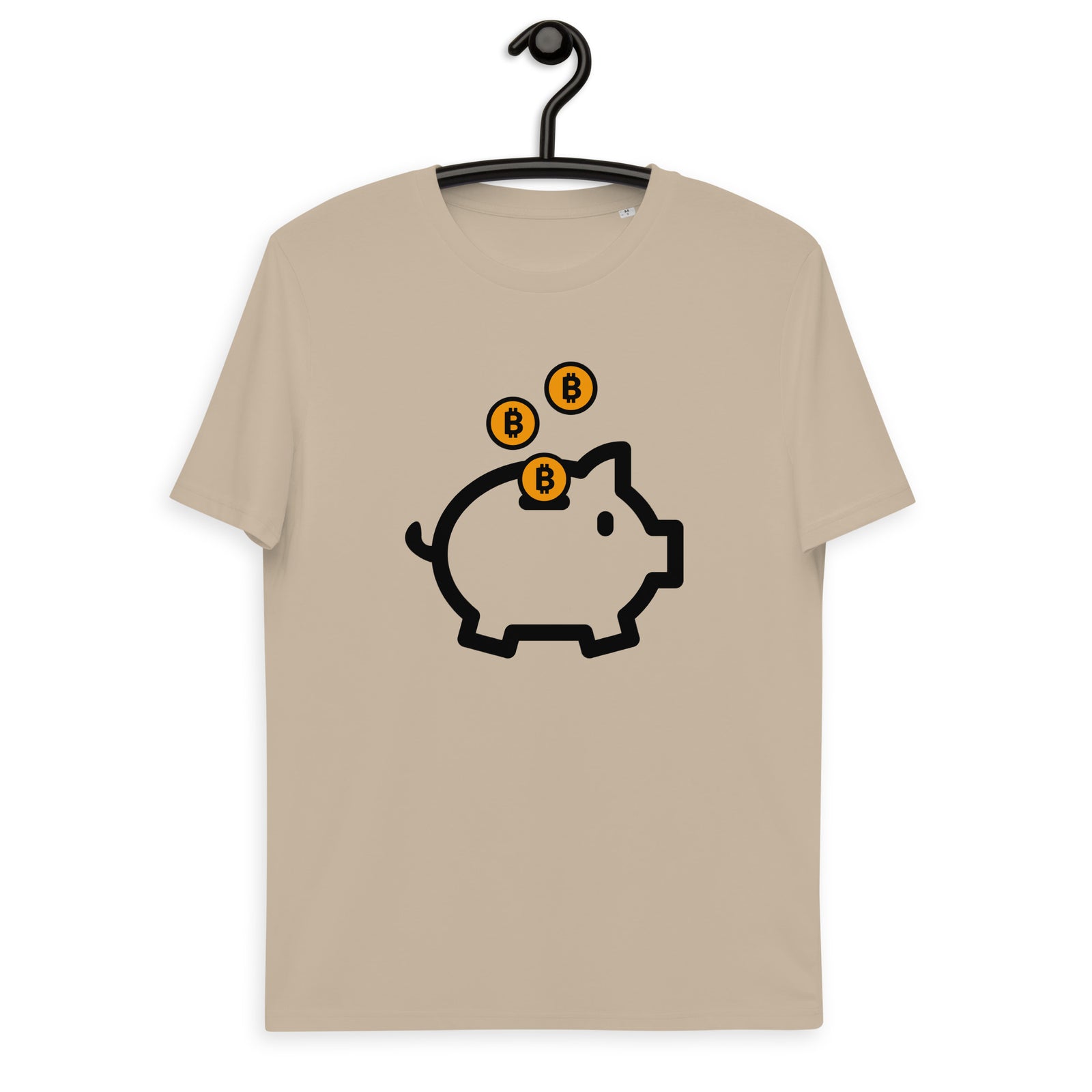 Bitcoin Piggy Bank Men's Organic Cotton T-Shirt