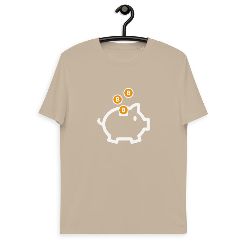 Bitcoin Piggy Bank Men's Organic Cotton T-Shirt