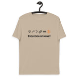 Bitcoin Evolution of Money Men's Organic Cotton T-Shirt