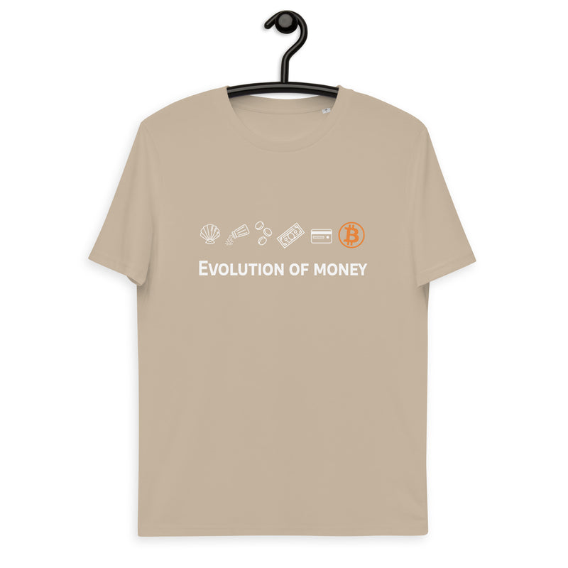 Bitcoin Evolution of Money Men's Organic Cotton T-Shirt