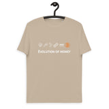 Bitcoin Evolution of Money Men's Organic Cotton T-Shirt