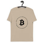 Bitcoin Symbol Basic Bio-T-Shirt für Männer