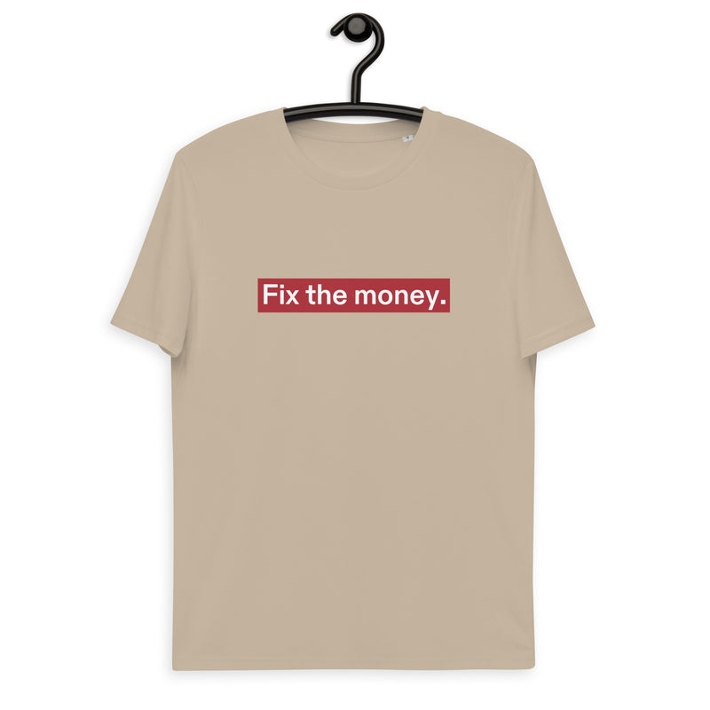 Fix the Money. Men's Organic Cotton | Bitcoin T-Shirt