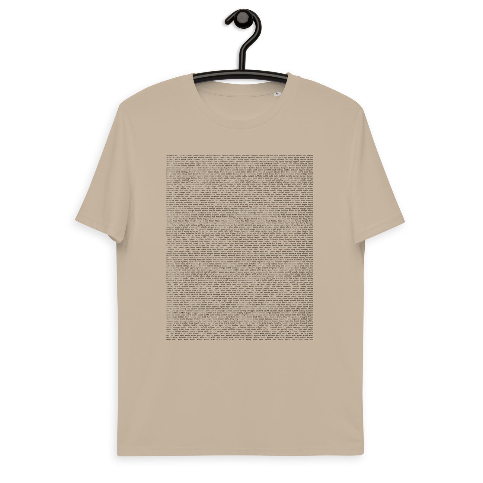 BIP-39 Words Men's Organic Cotton | Bitcoin T-Shirt