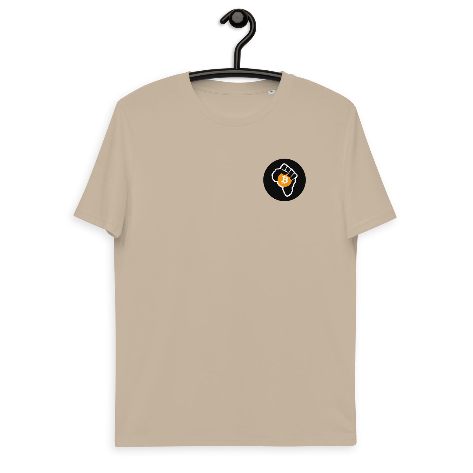 Bitcoin Ekasi Back & Front Men's Organic Cotton T-Shirt