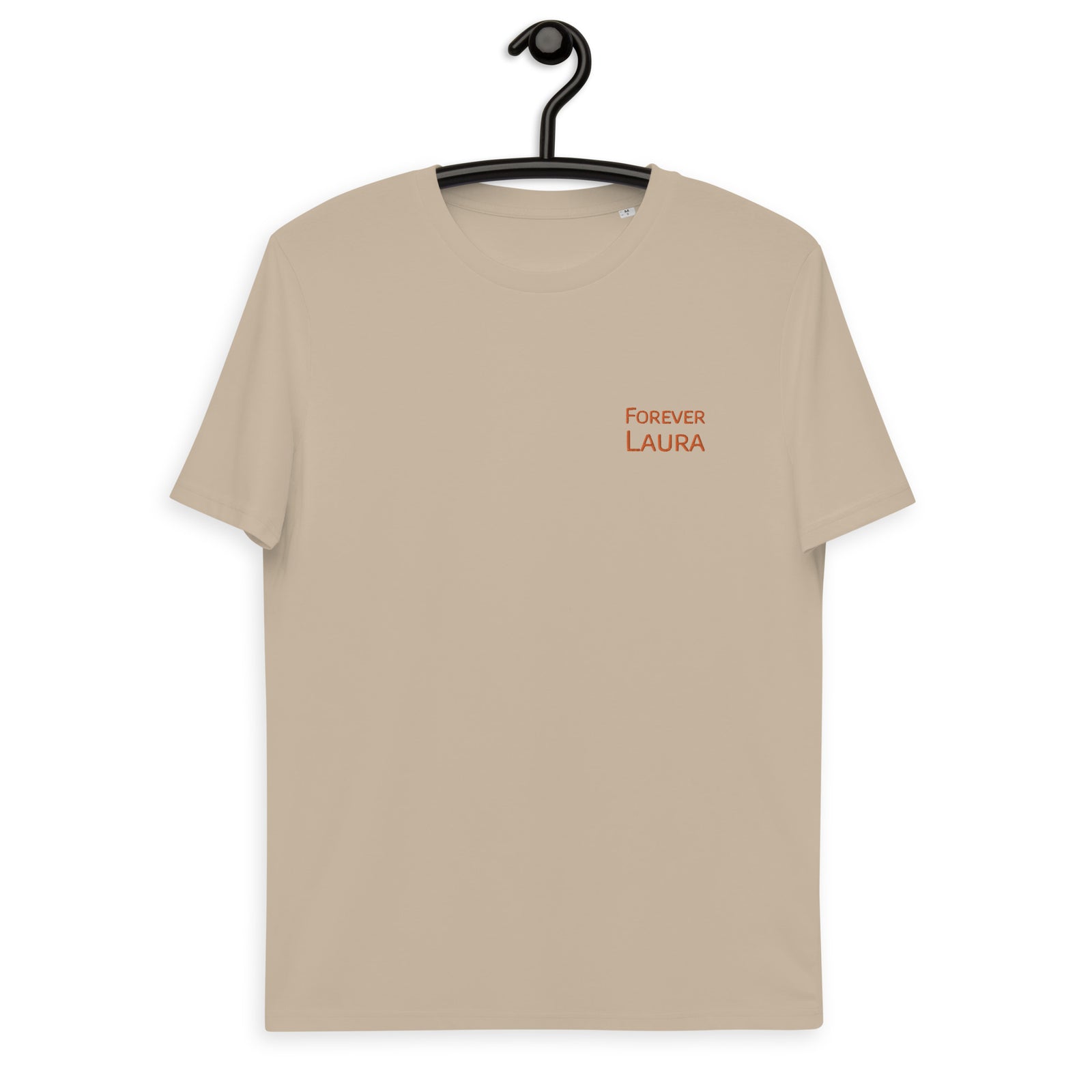 Forever Laura Embroidered Men's Organic Cotton | Bitcoin T-Shirt