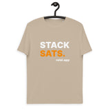 Relai Stack Sats Men's Organic Cotton T-Shirt