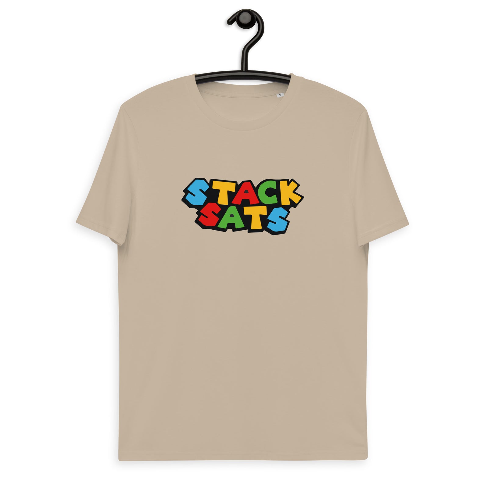 Stack Sats Men's Organic Cotton | Bitcoin T-Shirt