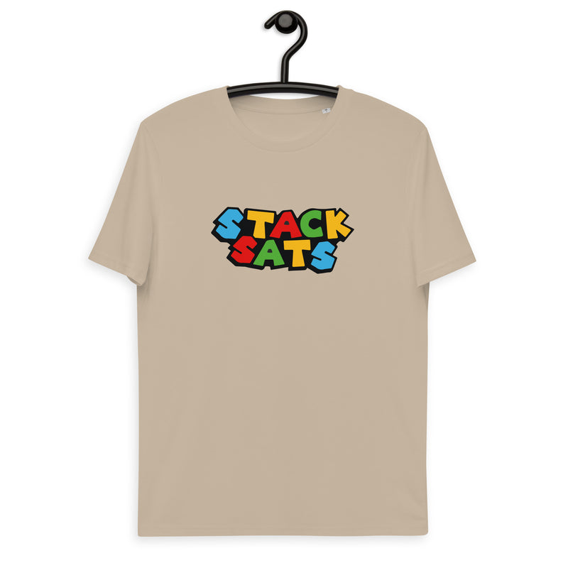Stack Sats Men's Organic Cotton | Bitcoin T-Shirt