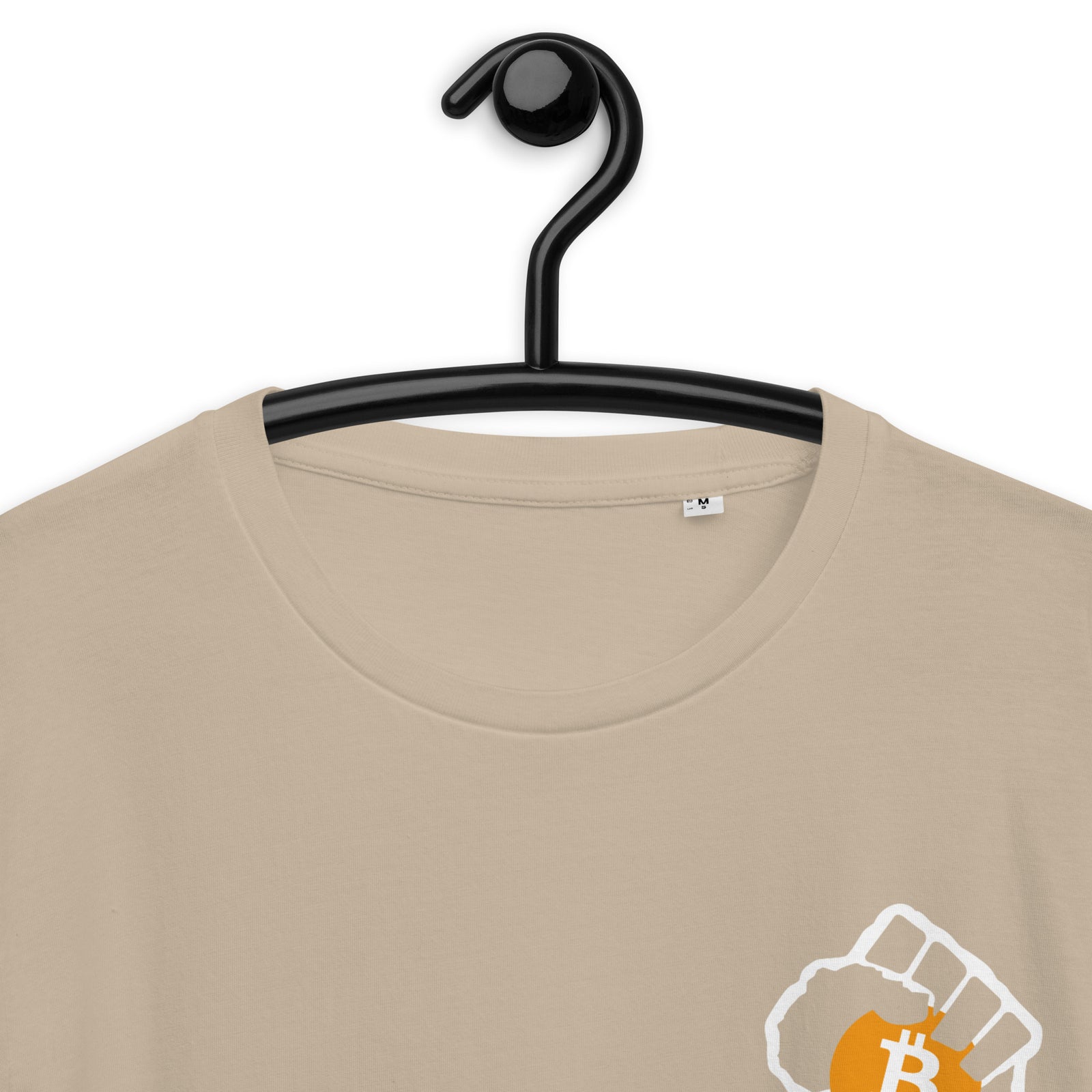 Bitcoin Ekasi Back & Front Men's Organic Cotton T-Shirt