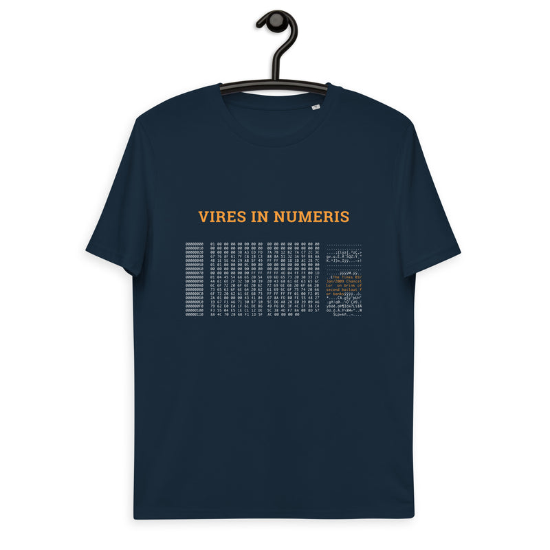 Bitcoin Genesis Block Men’s Organic Cotton T-Shirt