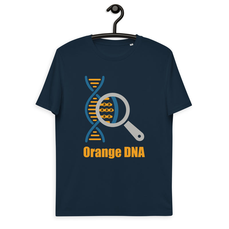 Bitcoin Orange DNA Men's Organic Cotton T-Shirt