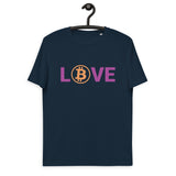 Bitcoin LOVE Basic Bio-T-Shirt für Männer