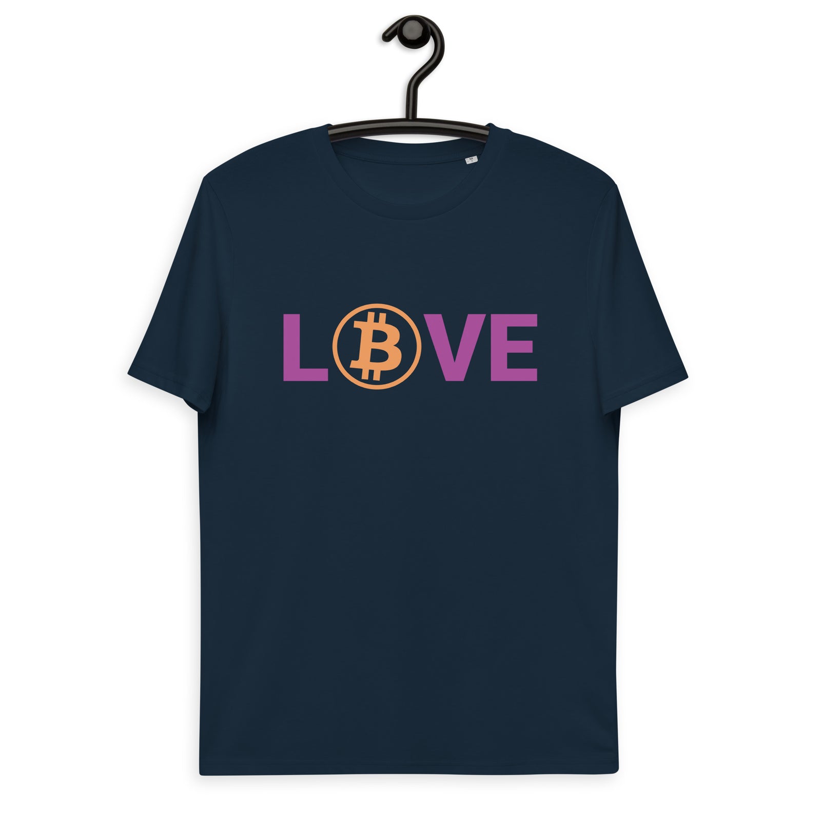 Bitcoin LOVE Men's Organic Cotton T-Shirt