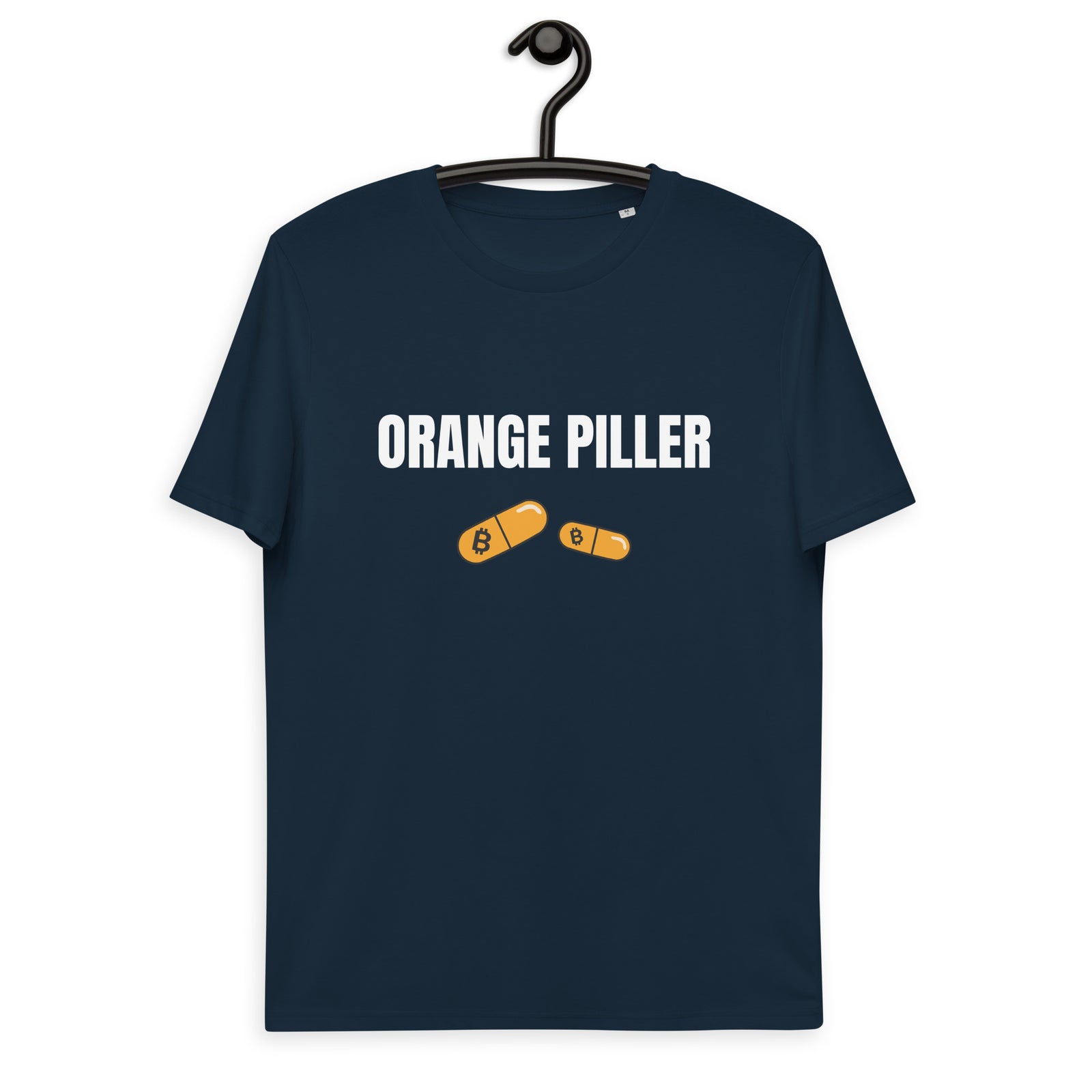 Bitcoin Orange Piller Basic Bio-T-Shirt für Männer