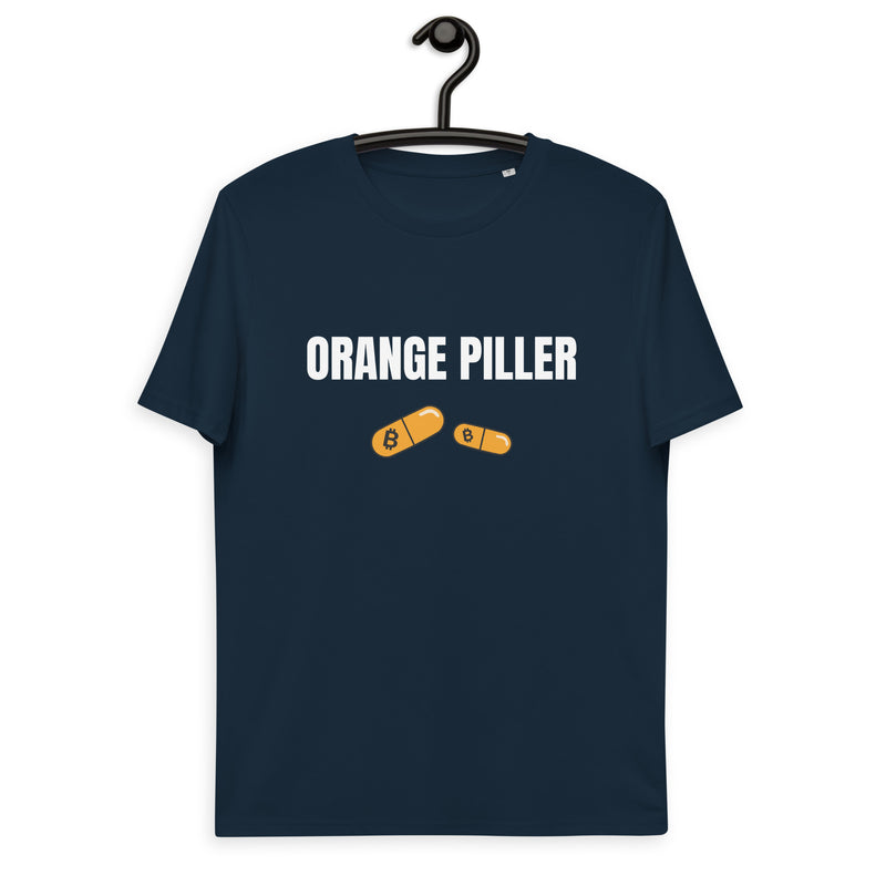 Bitcoin Orange Piller Basic Bio-T-Shirt für Männer
