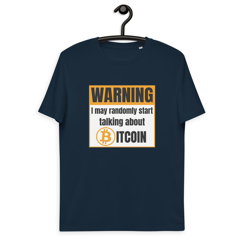 Bitcoin Warning Men's Organic Cotton T-Shirt