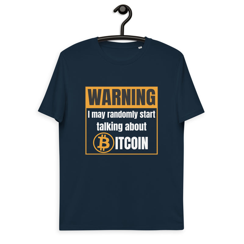 Bitcoin Warning Men's Organic Cotton T-Shirt