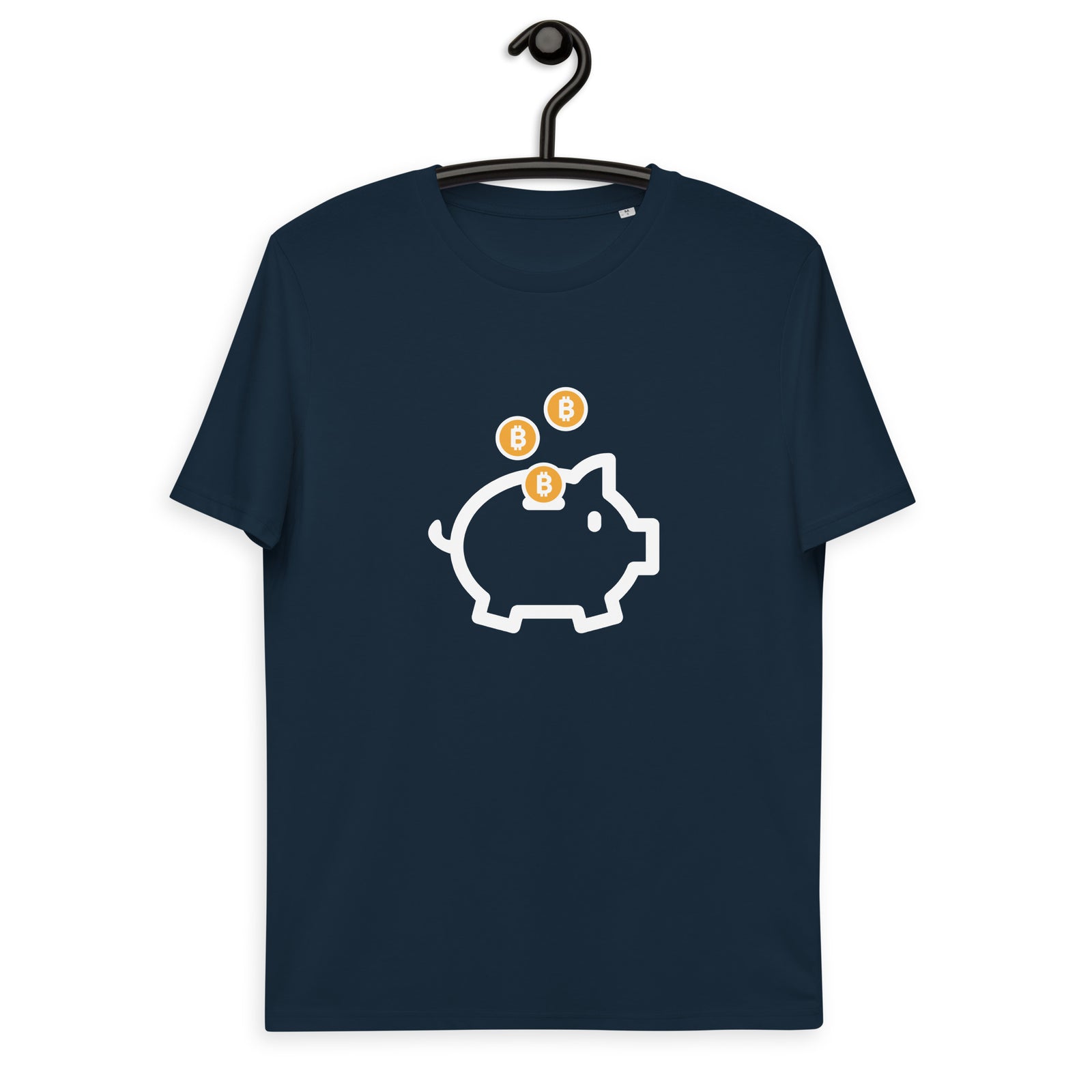 Bitcoin Piggy Bank Men's Organic Cotton T-Shirt