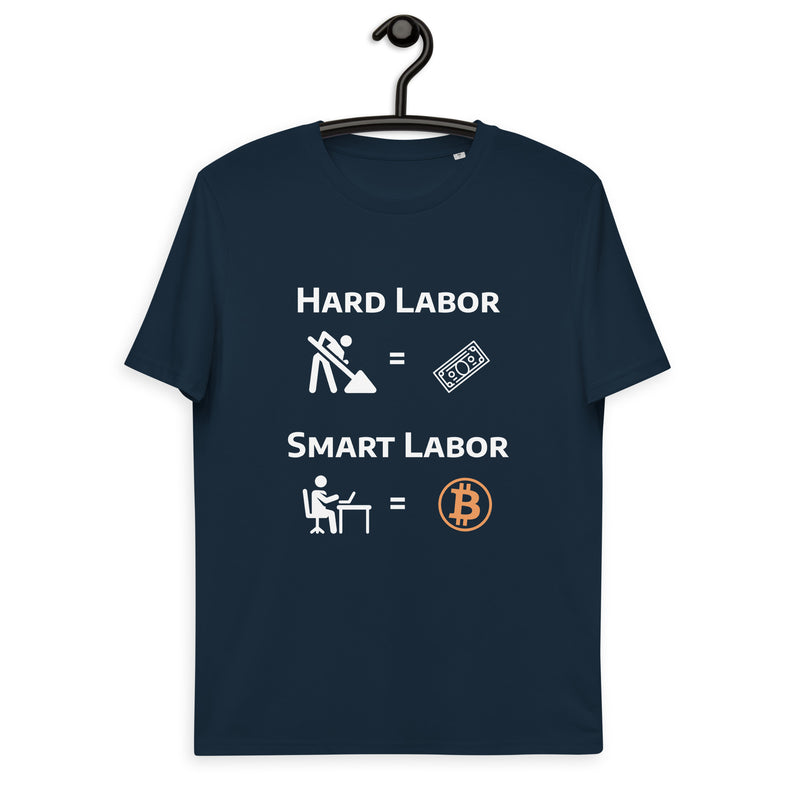 Bitcoin Hard Smart Labor Men's Organic Cotton T-Shirt
