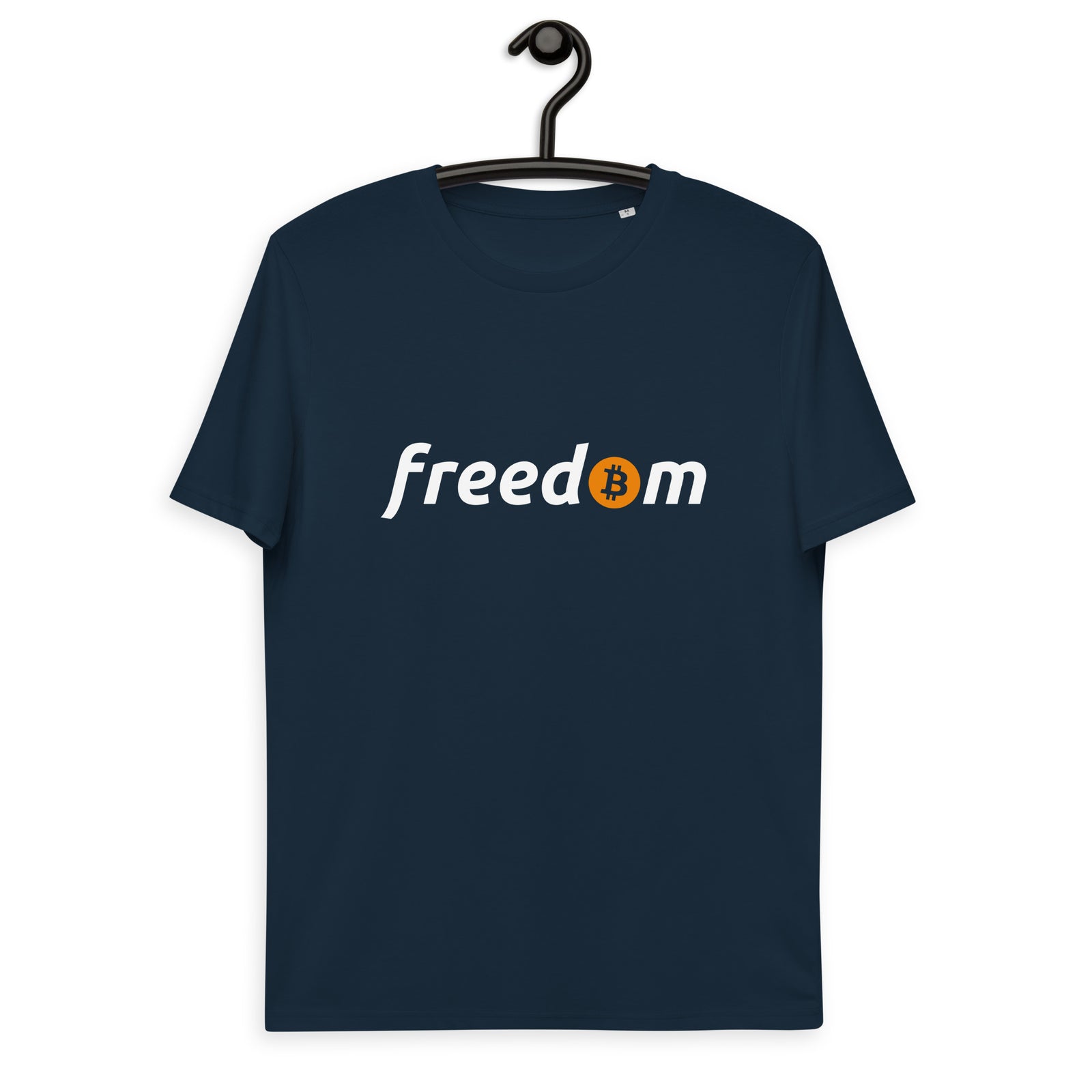 Bitcoin Freedom Basic Bio-T-Shirt für Männer