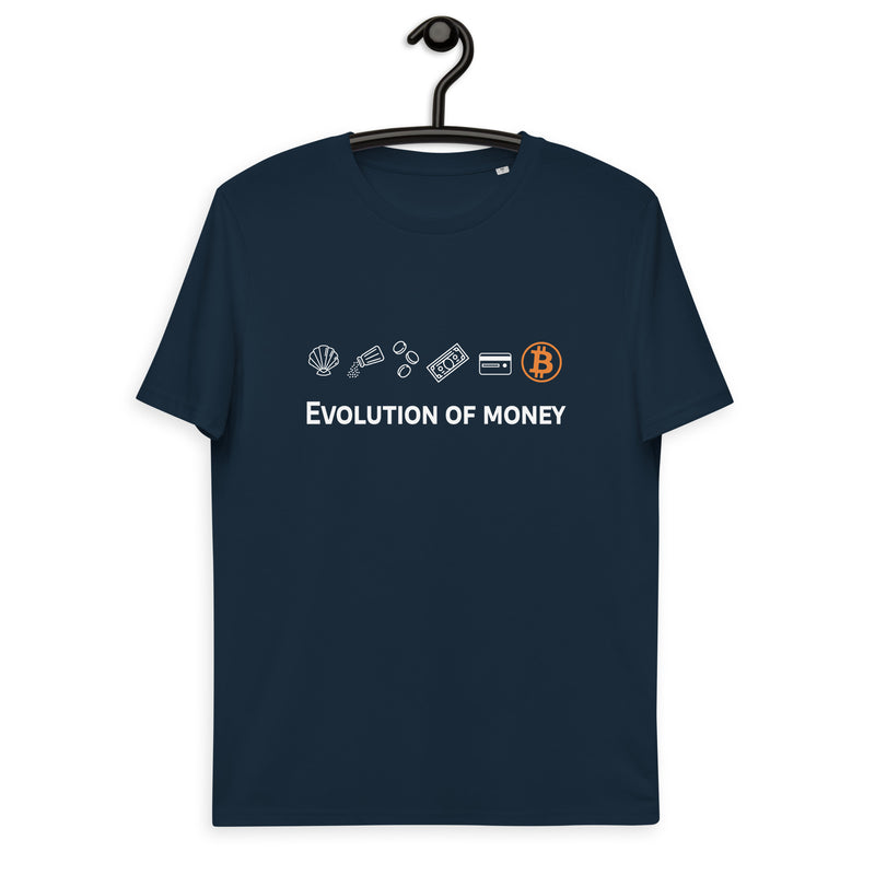 Bitcoin Evolution of Money Men's Organic Cotton T-Shirt