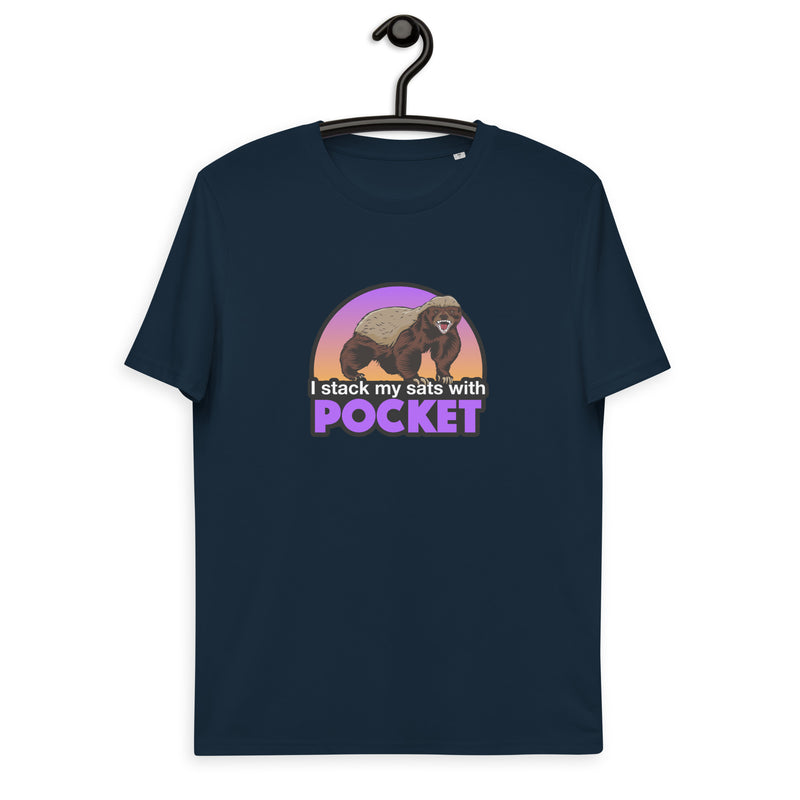 Pocket Bitcoin Honeybadger Men's Organic Cotton T-Shirt