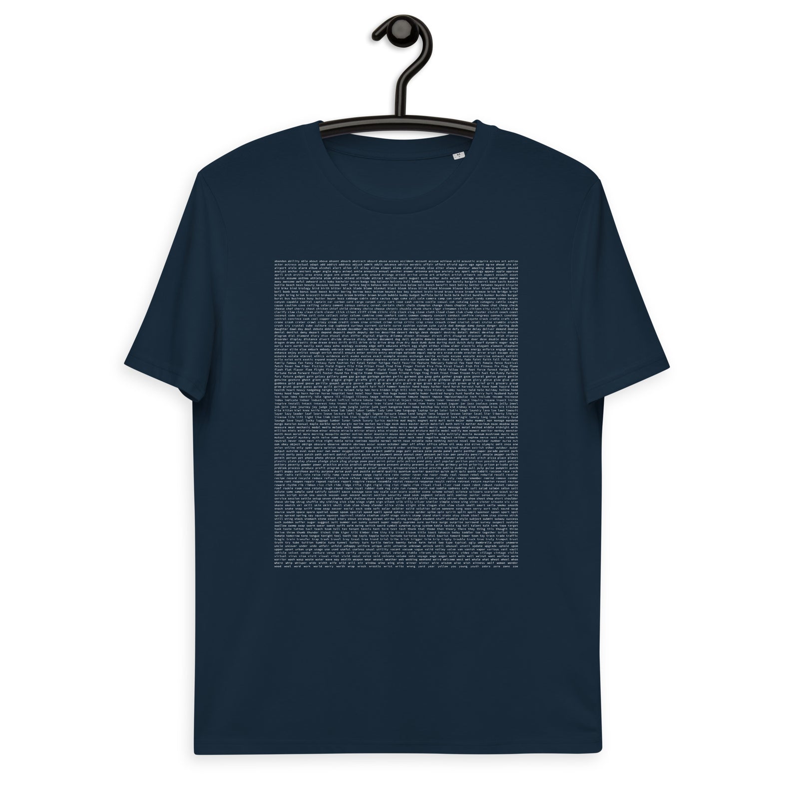 BIP-39 Words Men's Organic Cotton | Bitcoin T-Shirt