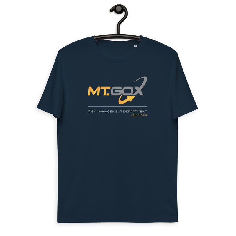 Mt. Gox Risk Management | Organic Cotton | Bitcoin T-Shirt | Unisex