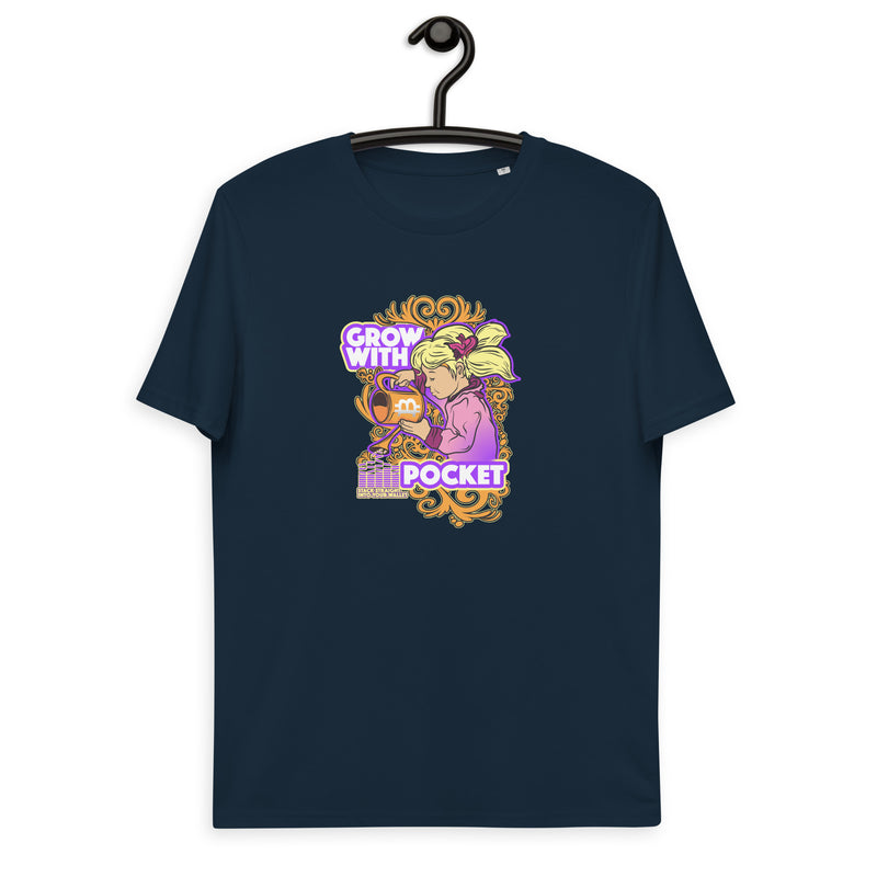 Pocket Bitcoin Girl Men's Organic Cotton T-Shirt
