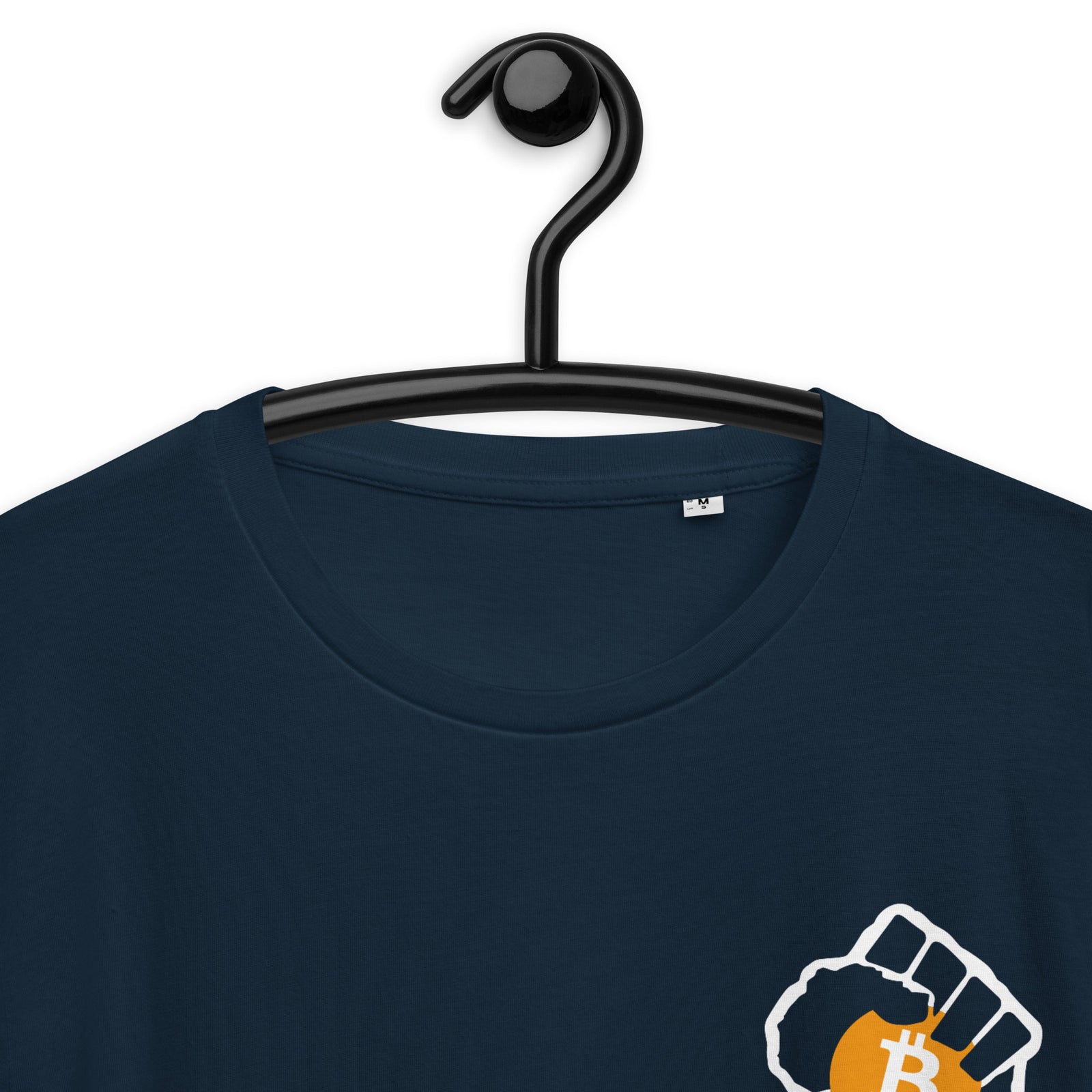 Bitcoin Ekasi Back & Front Men's Organic Cotton T-Shirt