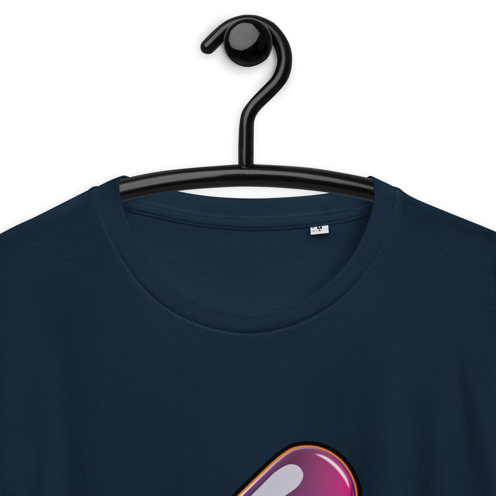 Pocket Bitcoin Orange Pill Men's Organic Cotton T-Shirt