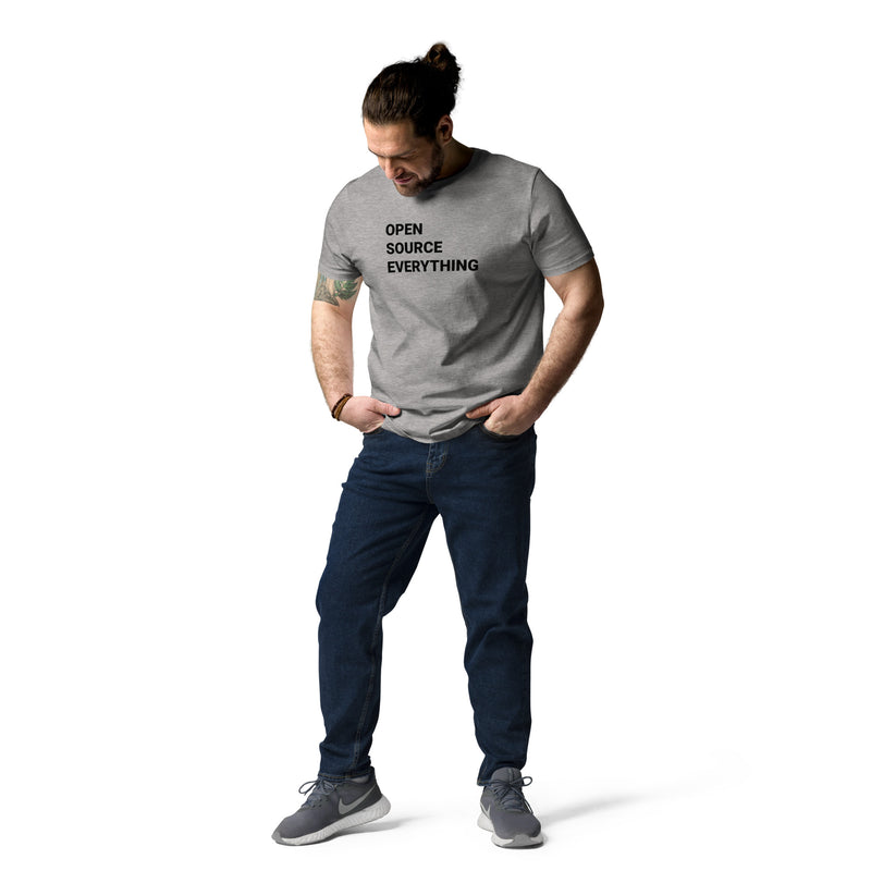 Open Source Everything Men's Organic Cotton | Bitcoin T-Shirt