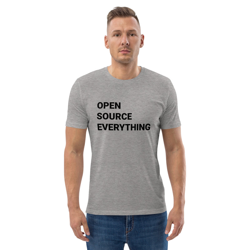 Open Source Everything Men's Organic Cotton | Bitcoin T-Shirt